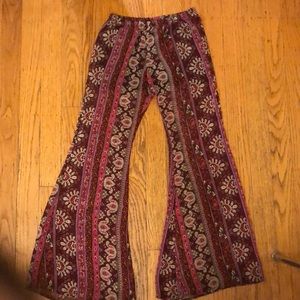 Patterned Boho Sheer Pants